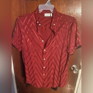 Men short sleeve large shirt